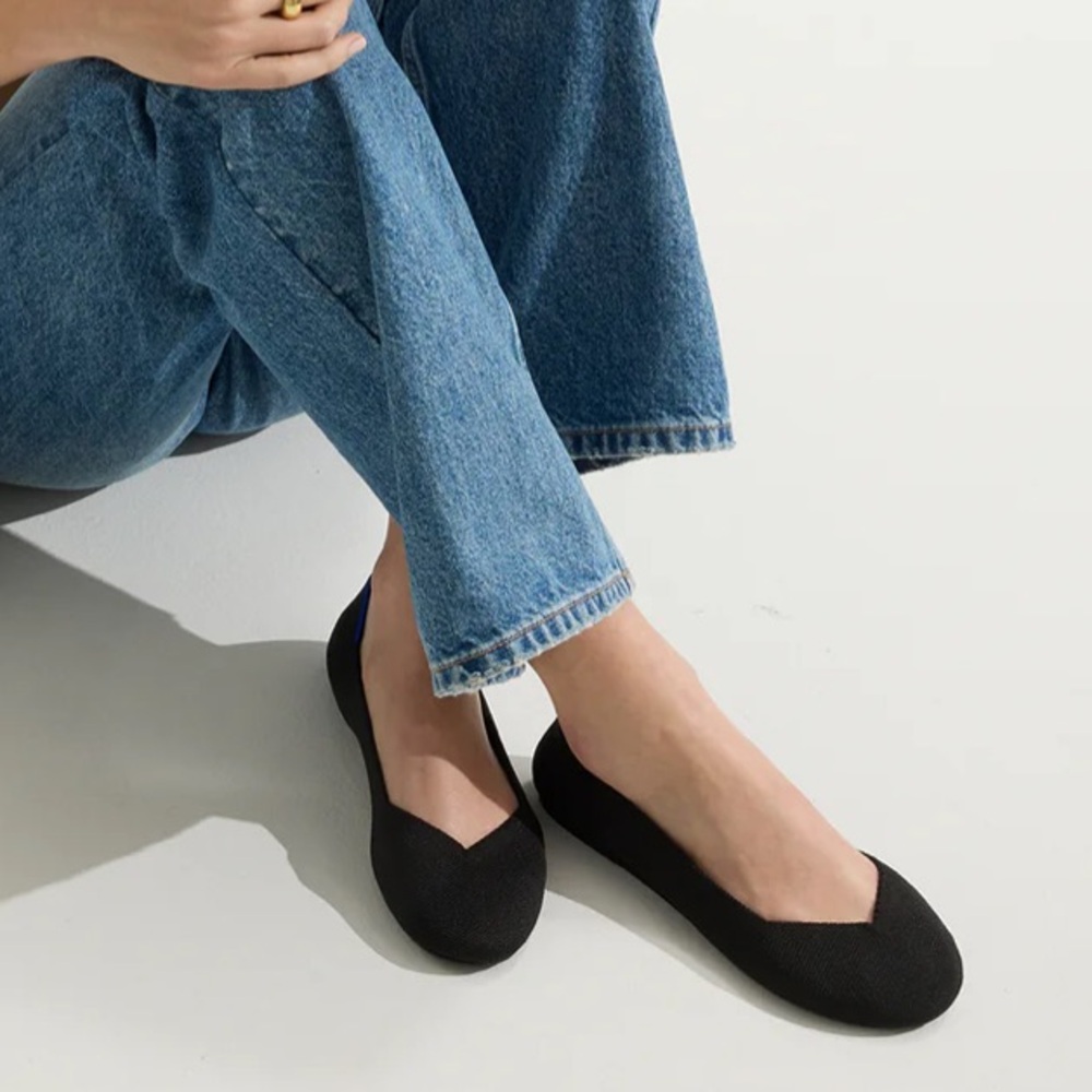 Rothy’s The Flat in Solid Black